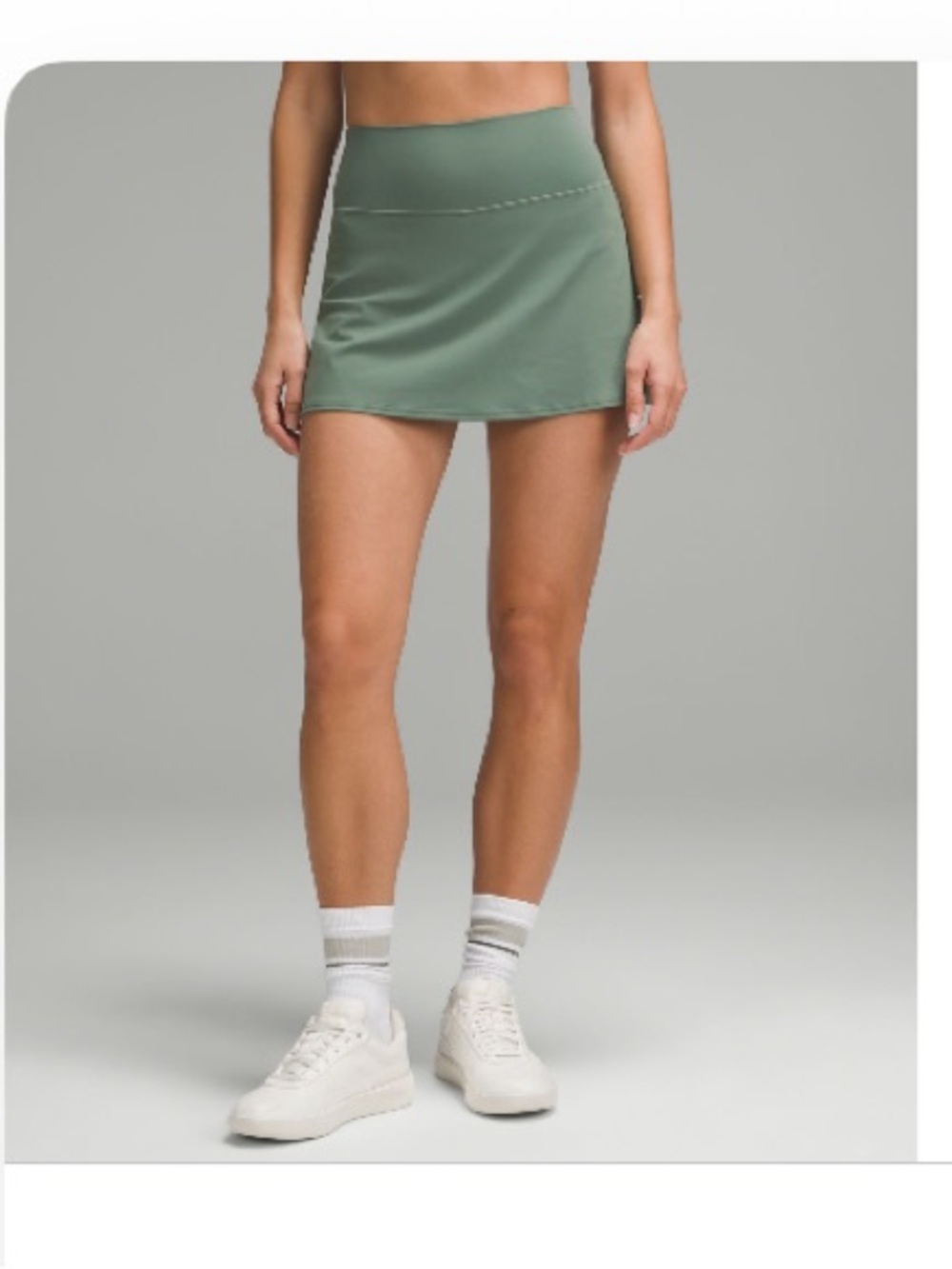 Lululemon align high rise skirt- grey eucalyptus